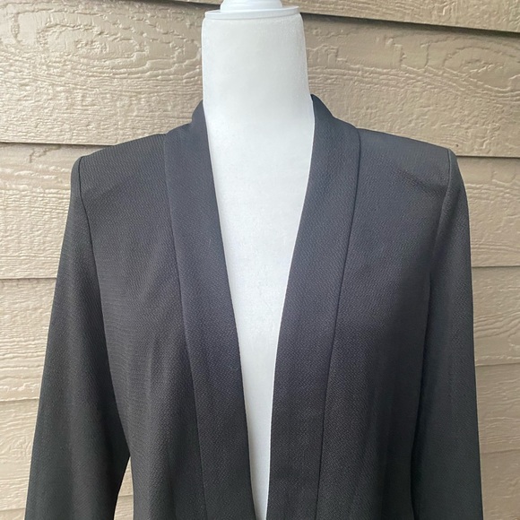 Dana Buchman Travel Anywhere Open Front Women’s Blazer Black, S - Picture 3 of 12